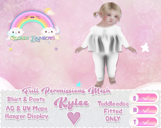 *Cloudy Rainbows* Kylee - Full Perm