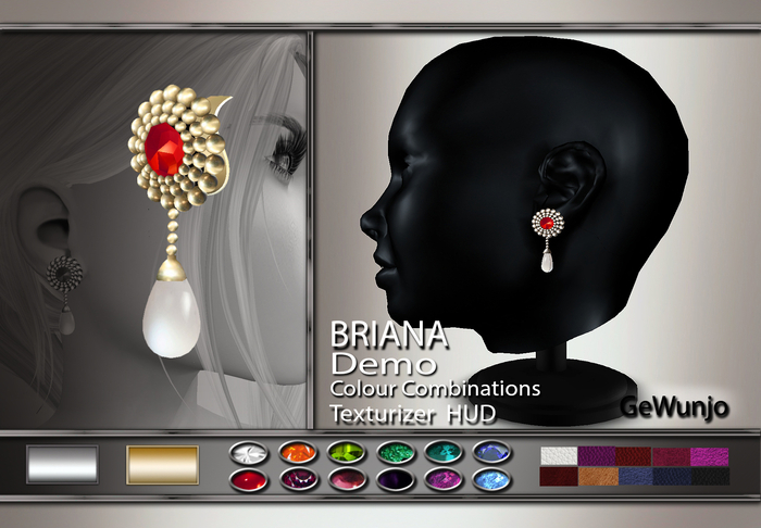 GeWunjo : BRIANA earrings DEMO