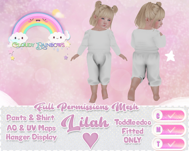 *Cloudy Rainbows* Lilah - Full Perm