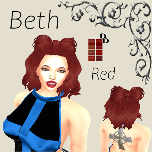 DD Beth Hair Red (add)