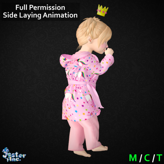 [Jester Inc.] Full Perm Side Laying Animation!