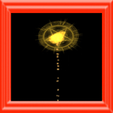{Papillon} Floating Enchanted Runestone