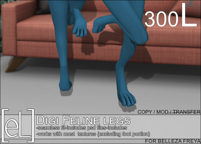 [eL] Digi Legs Feline for Belleza Freya