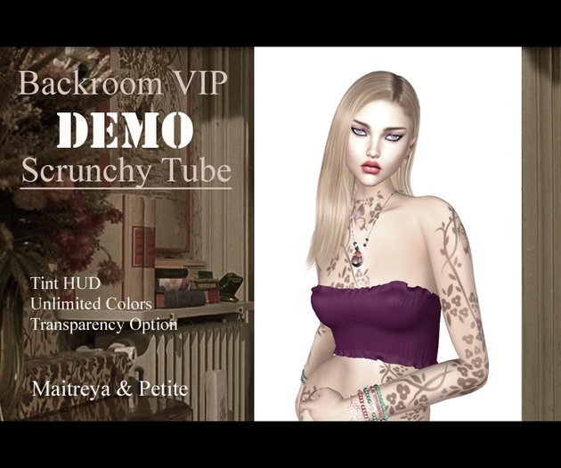 DEMO [BRB] Scrunchy Tube Top