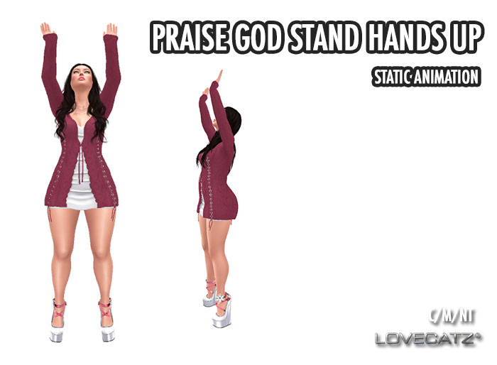 .: LoveCatz :. Praise God Stand Hands Up