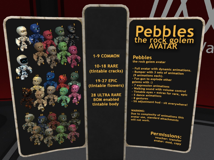 Pebbles the Golem - VOUCHER - common 8