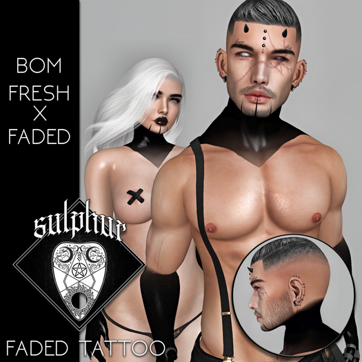 +SULPHUR+ FADED TATTOO BOM