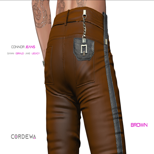 *CORDEWA* CONNOR JEANS BROWN