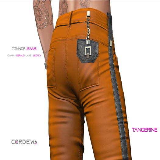 *CORDEWA* CONNOR JEANS TANGERINE