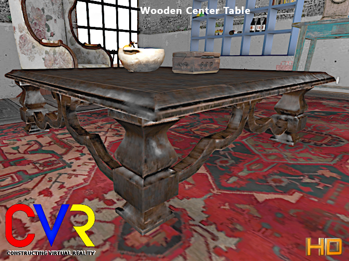 CVR Wooden Center Table box