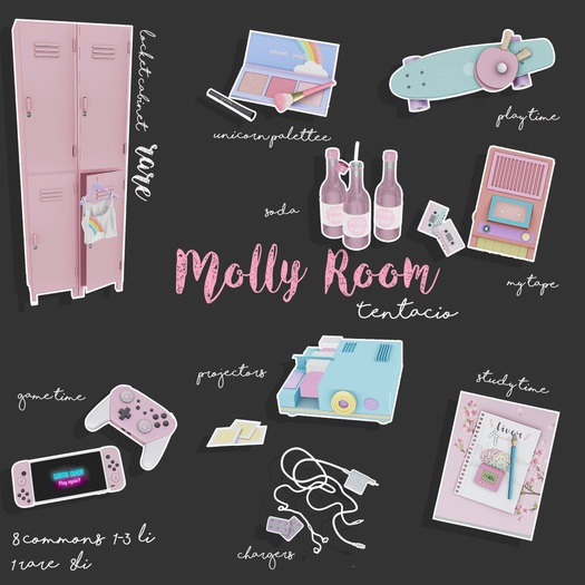 *Tentacio* Molly room. Projector