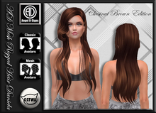 AD Mesh Rigged Hair Daniela Chestnut Brown Edition