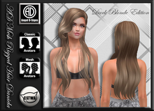 AD Mesh Rigged Hair Daniela Dark Blonde Edition