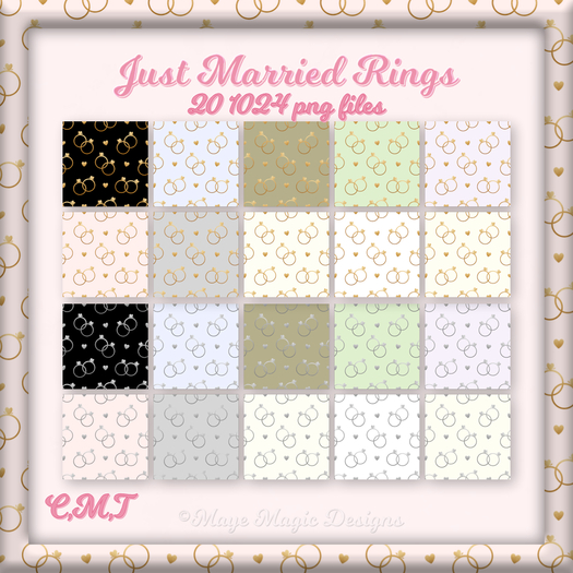 Just Married Rings