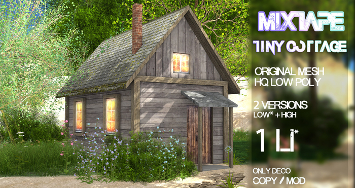 MIXTAPE Buildings - tiny cottage summer version *SALE* ( V1.0)