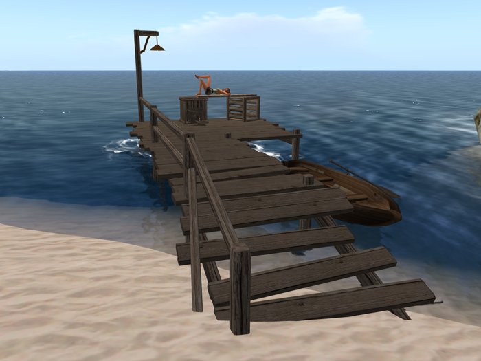 Wreck of a Dock complete with accessories