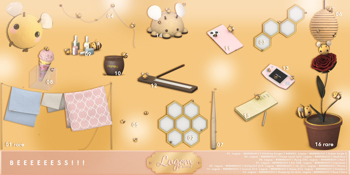 01. Lagom - BEEEEEESS!!! [ Clothing hanger ] RARE