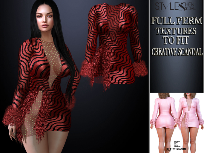 STYLES -CREATIVE SCANDAL. DRESS 9-Texture FULL PERM - v3.2