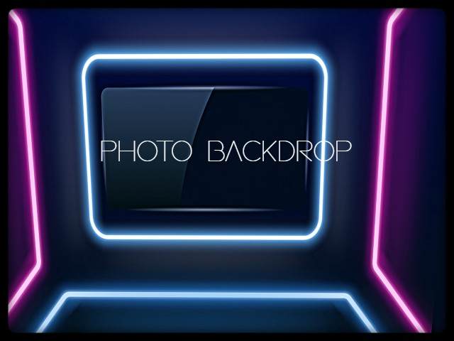 [AE] Photo Backdrop - Neon 3