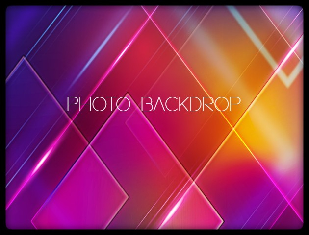 [AE] Photo Backdrop - Neon 2