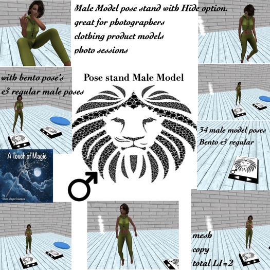 34 Male Model Pose stand bento & reg-Box