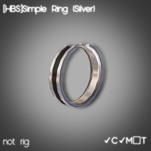 [HBS]Simple Ring (Silver)