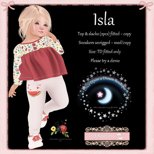 OUD Isla Watermelon TD Fitted Only