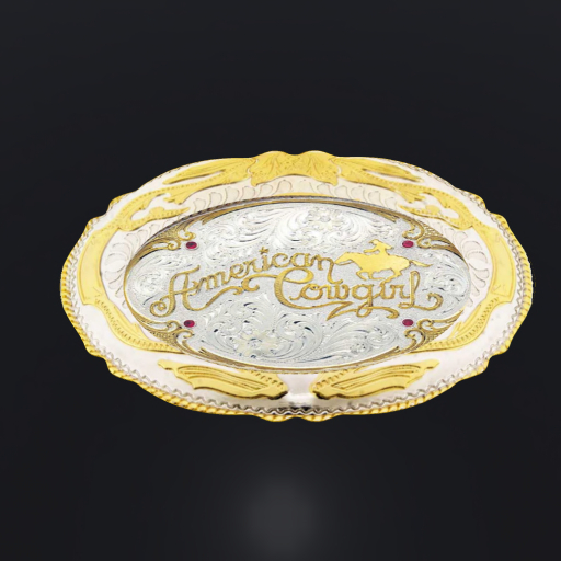 American Cowgirl  Belt Buckle