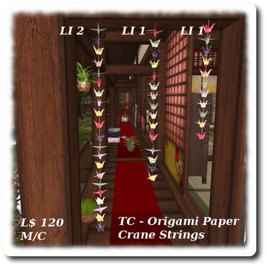 Origami Paper Crane Strings