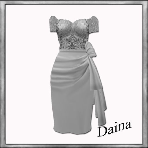 ~Ivalde~Daina silver dress