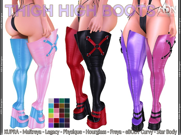 ADN Thigh high boots