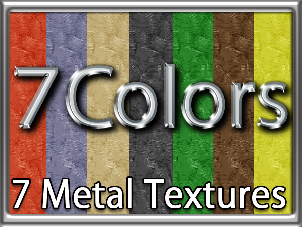 Zoy Texture [ Metal Texture 17 ] Seamless - 7 Colors