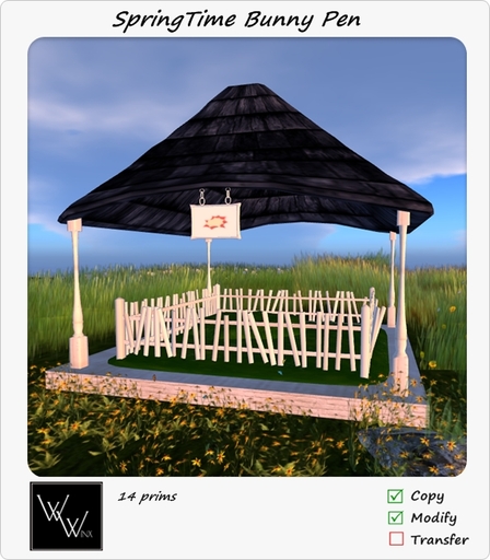 W. Winx-SpringTime Bunny Pen  for Ozimals 