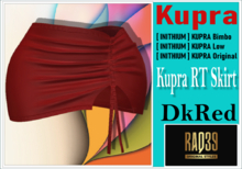 [R39] Kupra RT Skirt DkRed
