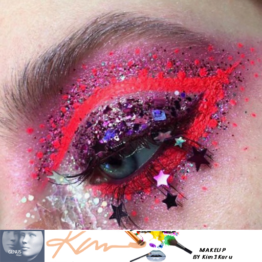 Genus BoM Eyeshadow "Neon" Sparkle Glitter (neu)