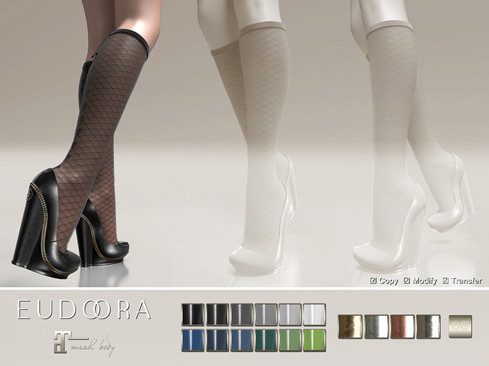 Eudora3D Marina Wedges&Stockings (Maitreya) MBG