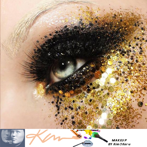 Genus Bom Makeup Obsessed Gold Smockey Eyes
