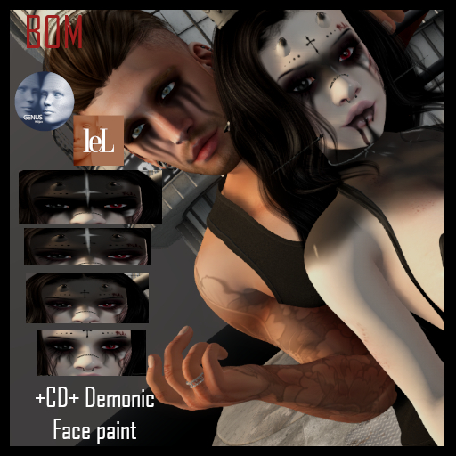 +CD+ Demonic face paint (boxed)