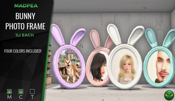 MadPea Bunny Photo Frame