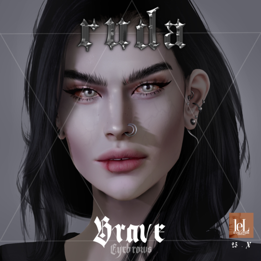 RUDA - Brave HD Brows applier - LELUTKA EVOLUTION 2.5 , X
