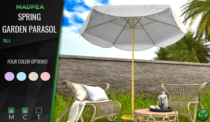 MadPea Spring Garden Parasol