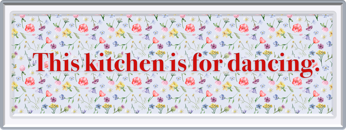 Callipepper- Kitchen Is For Dancing -Red Long
