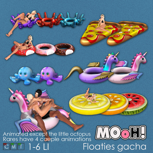 MOoH! Pegicorn floatie Pink LI6 RARE