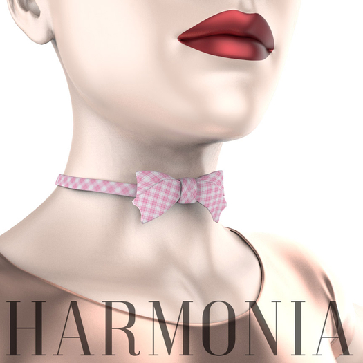 Plaid Bow Choker