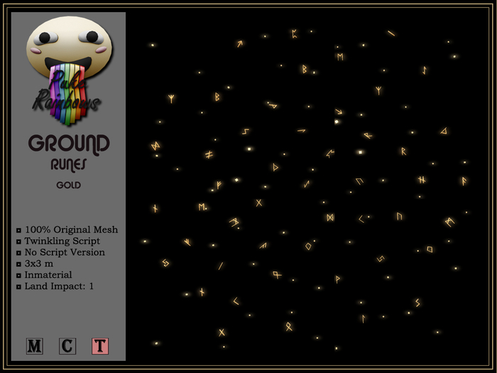 [PR] Ground Runes - Gold (Boxed)