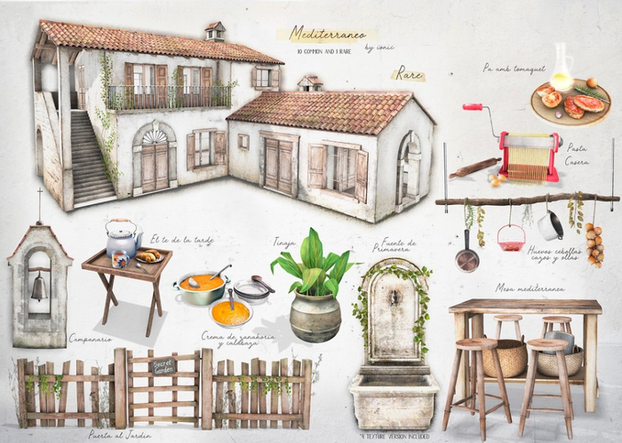 ionic : Puerta al jardin