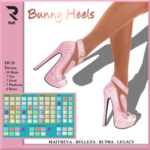 :: RUE :: Bunny Heels [FATPACK]