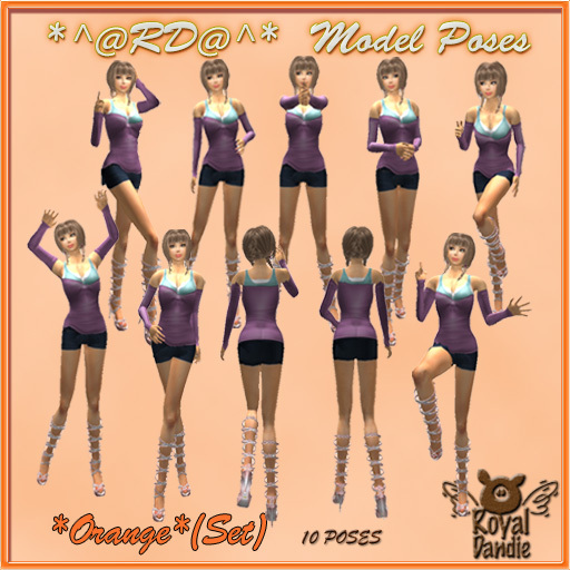 ^@RD@^ Pose *Orange* (set)