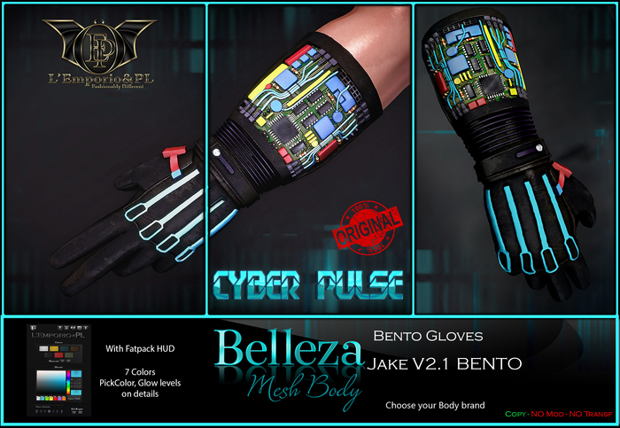L'Emporio&PL::*Cyber Pulse *::-Gloves -Belleza Jake V2.1 BENTO-