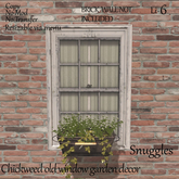 Chickweed old window garden decor By Snuggles Boxed